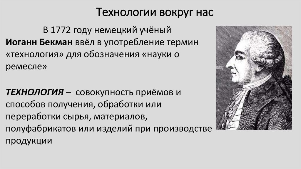 Технологии вокруг нас