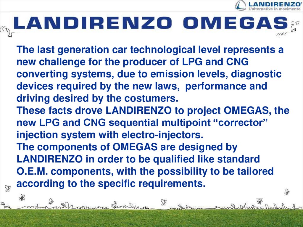 Omegas system features
