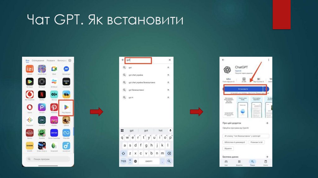Чат GPT. Як встановити