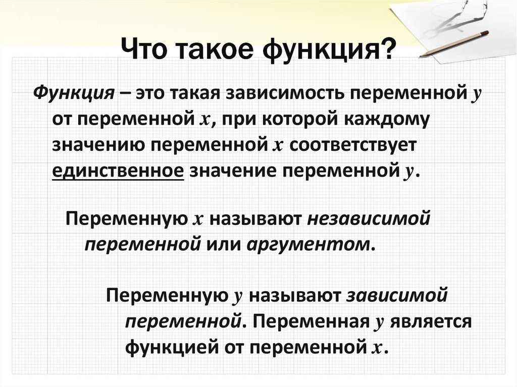 Что такое функция?