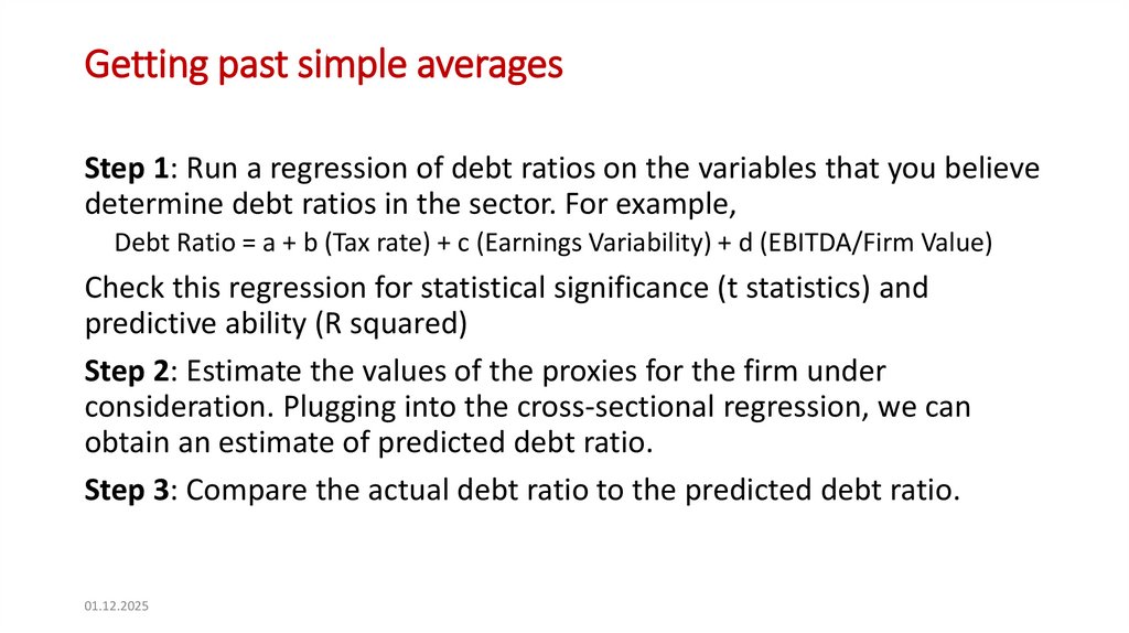 Getting past simple averages