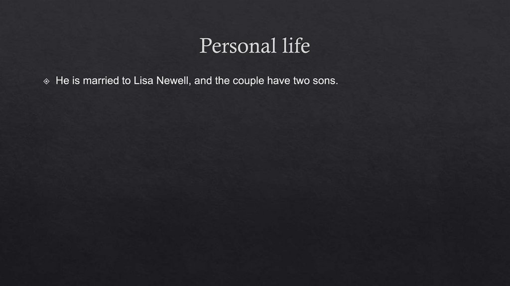 Personal life