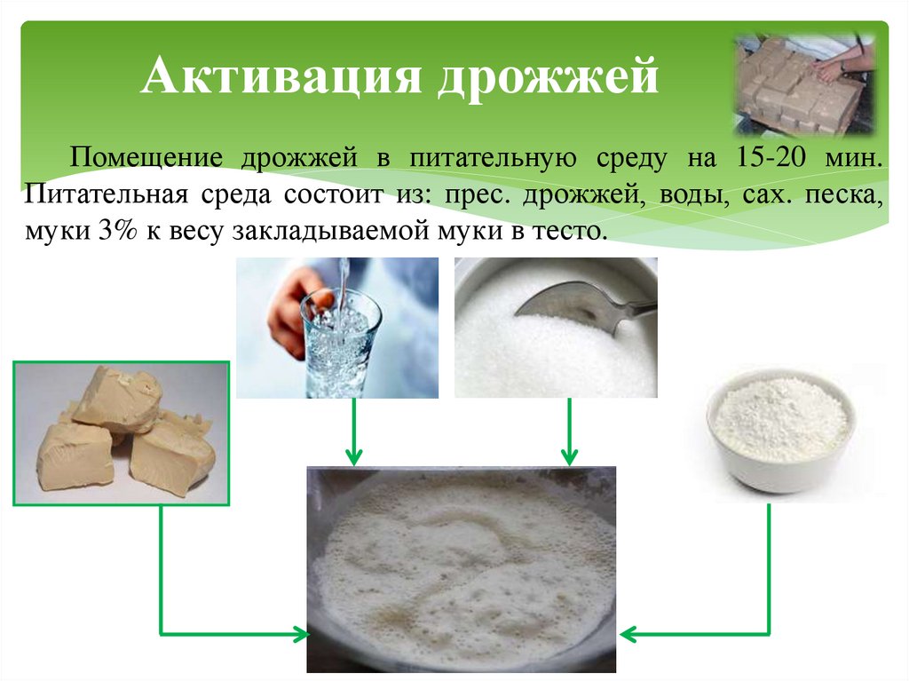 Активация дрожжей