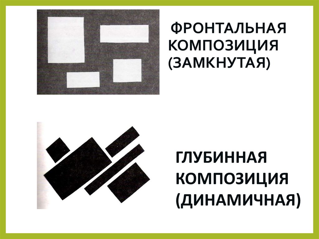 ФРОНТАЛЬНАЯ КОМПОЗИЦИЯ (ЗАМКНУТАЯ)