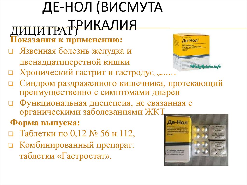 ДЕ-НОЛ (ВИСМУТА ТРИКАЛИЯ