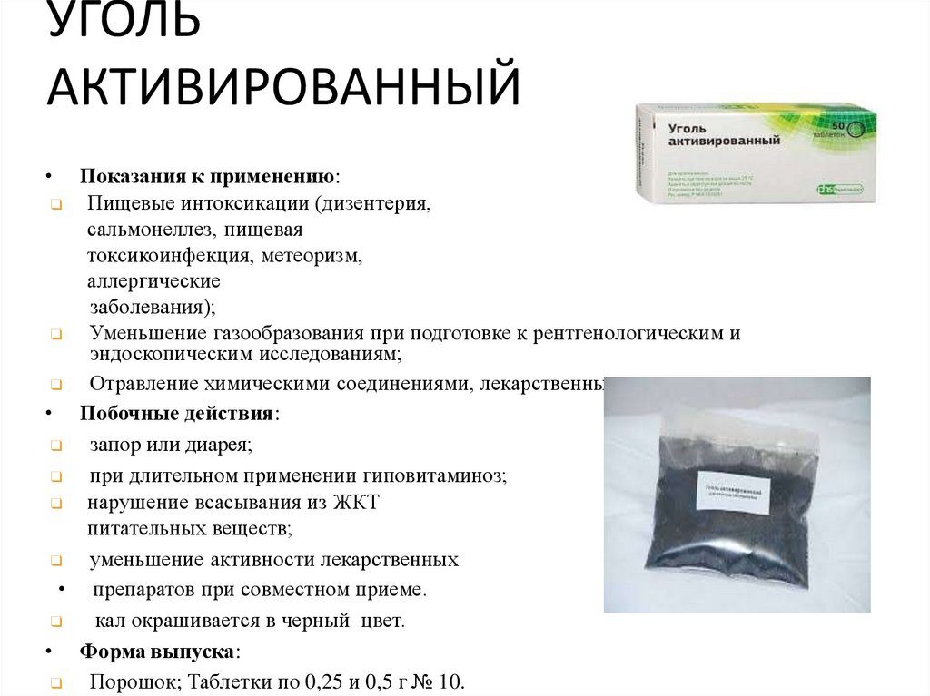 УГОЛЬ АКТИВИРОВАННЫЙ