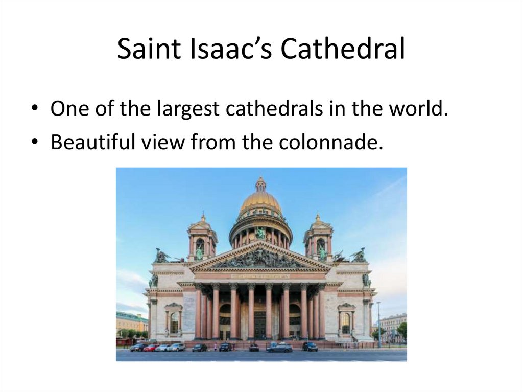 Saint Isaac’s Cathedral