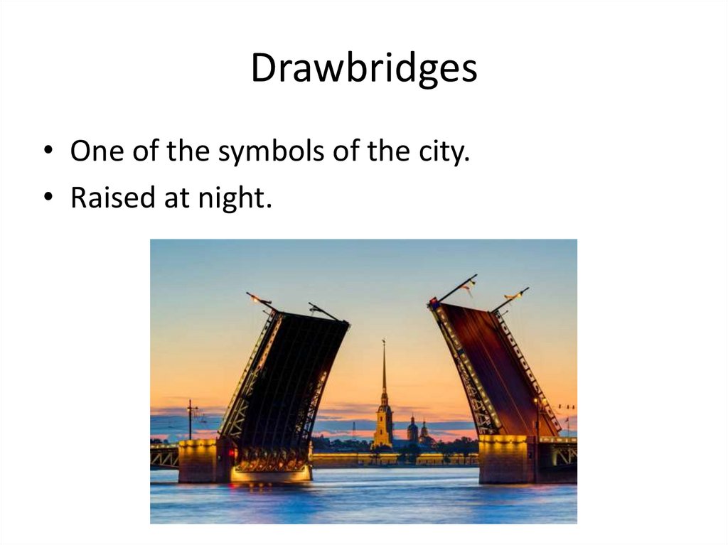 Drawbridges