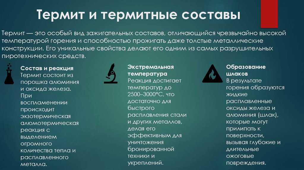 Термит и термитные составы