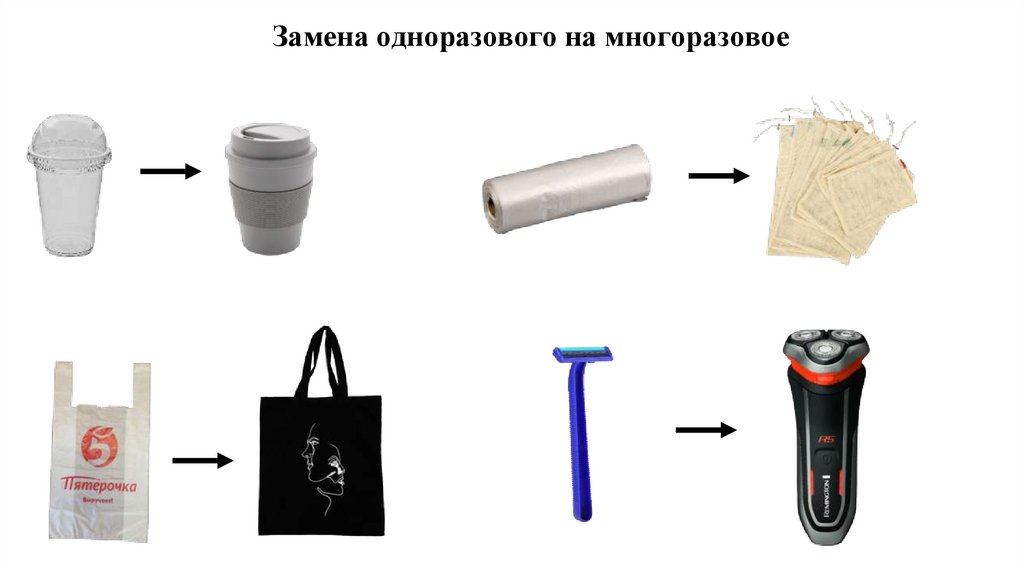 Замена одноразового на многоразовое