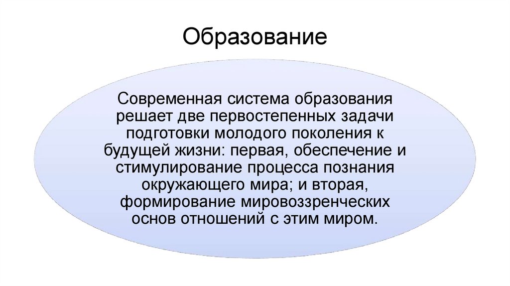 Образование