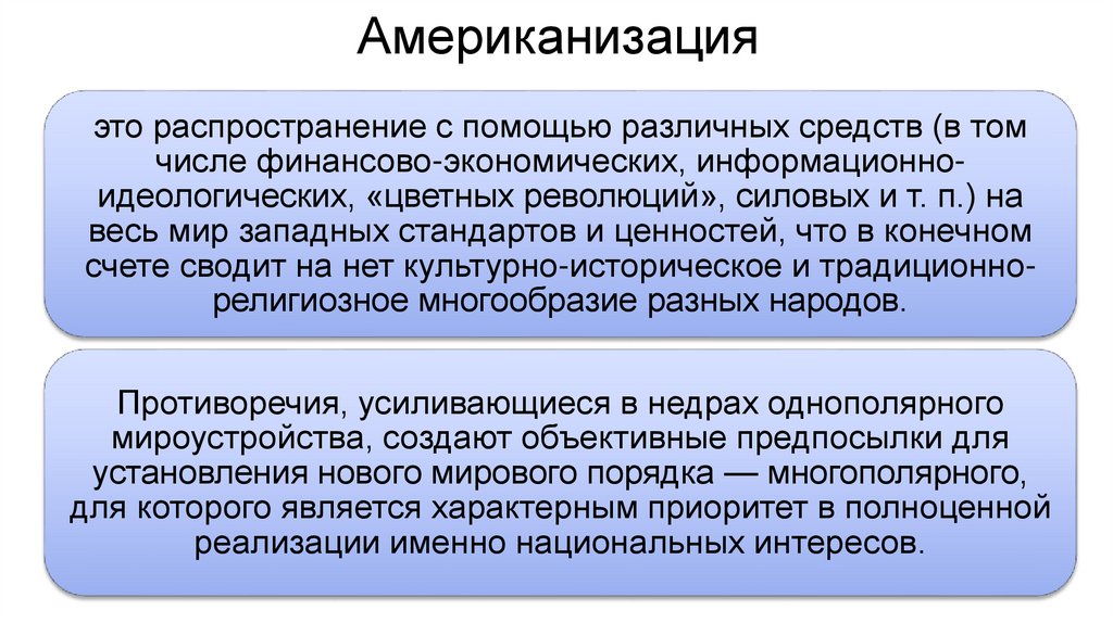 Американизация