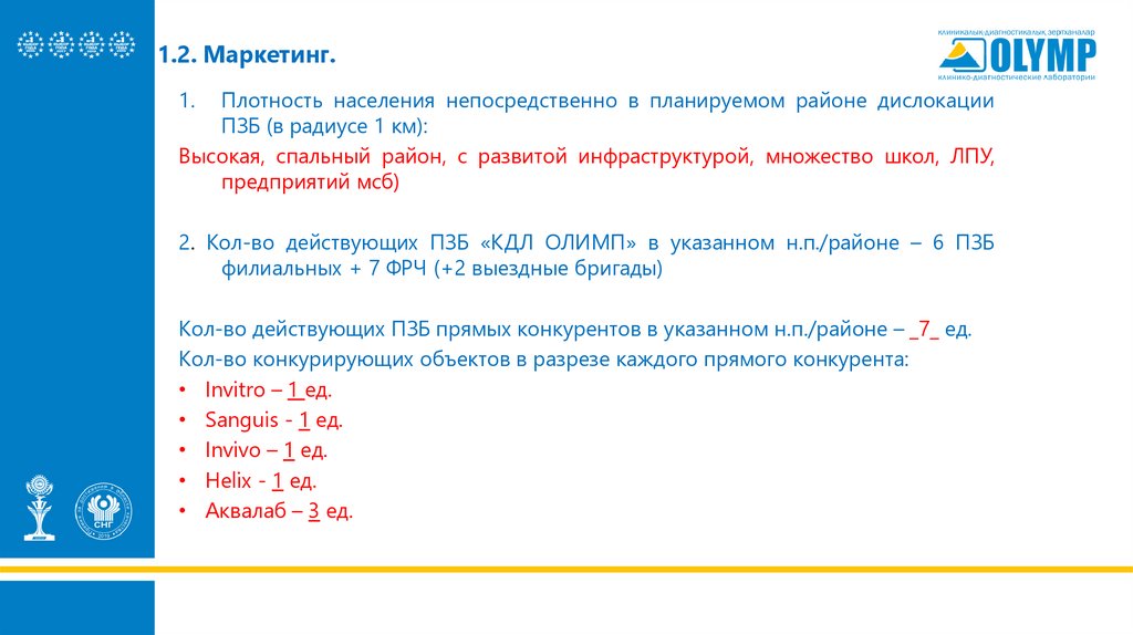 1.2. Маркетинг.