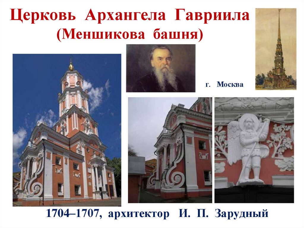 Церковь Архангела Гавриила (Меншикова башня)