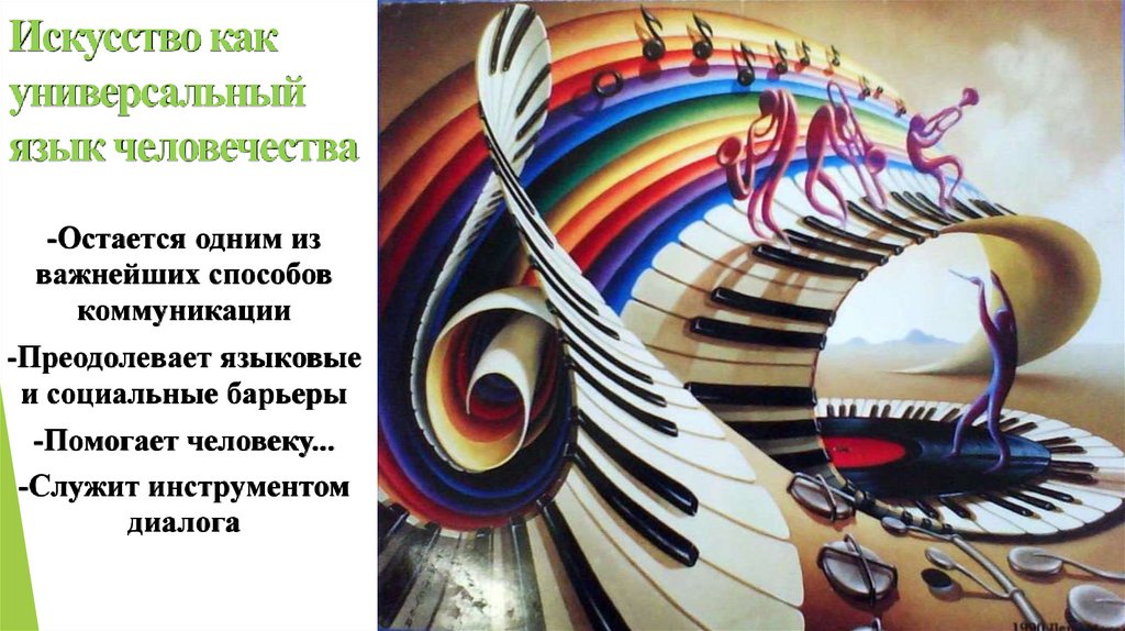 Искусство как универсальный язык человечества