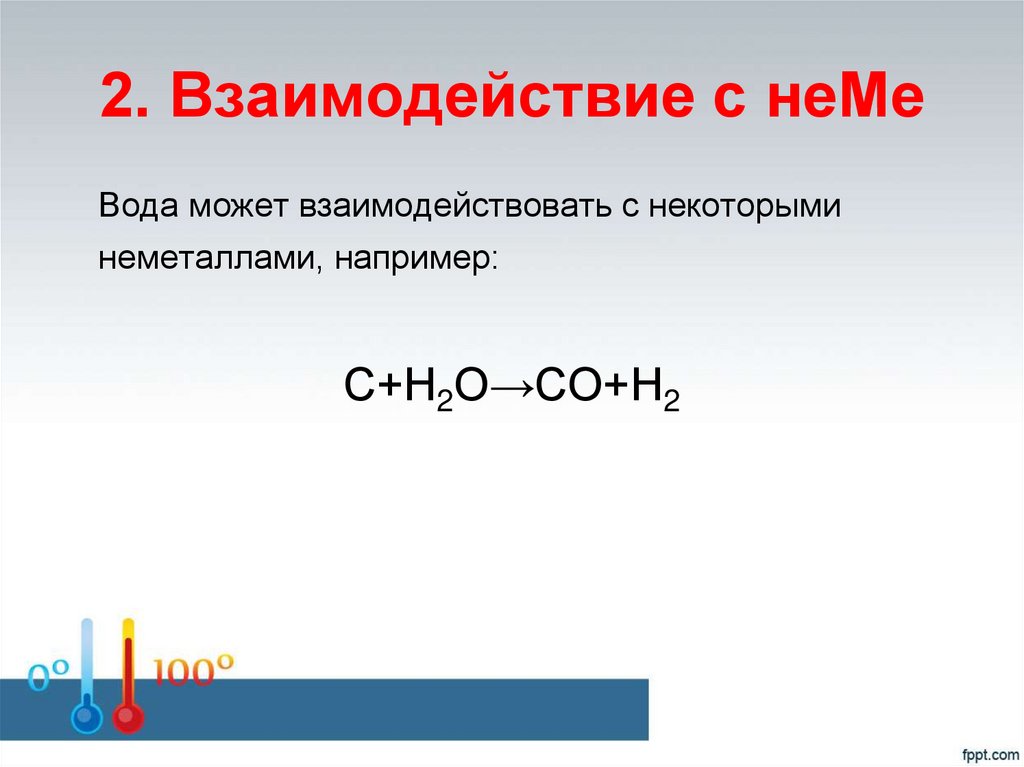 2. Взаимодействие с неМе