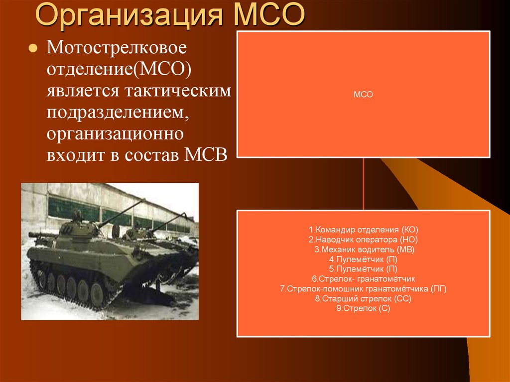 Организация МСО