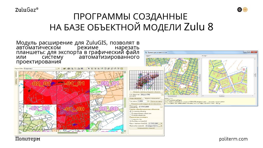 ПРОГРАММЫ СОЗДАННЫЕ НА БАЗЕ ОБЪЕКТНОЙ МОДЕЛИ Zulu 8