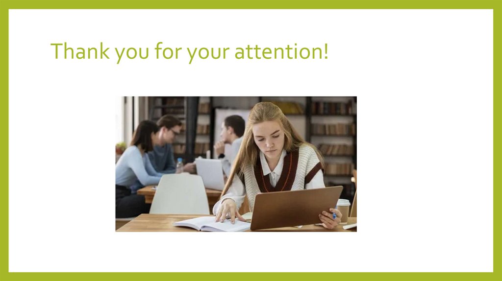 Thank you for your attention!