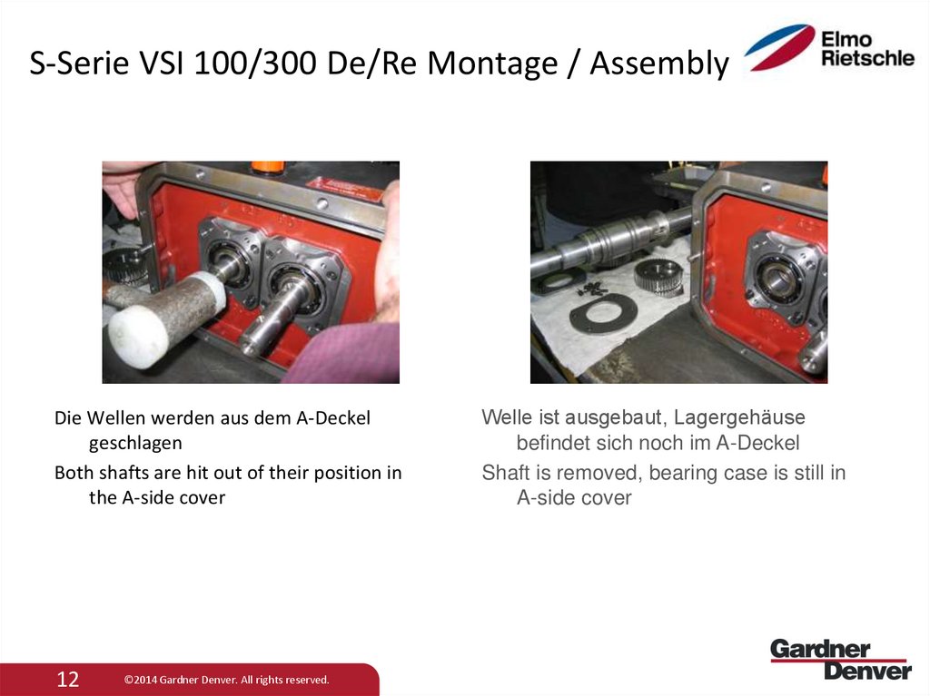 S-Serie VSI 100/300 De/Re Montage / Assembly