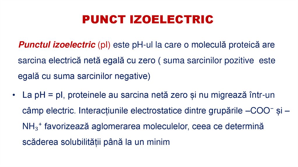 PUNCT IZOELECTRIC