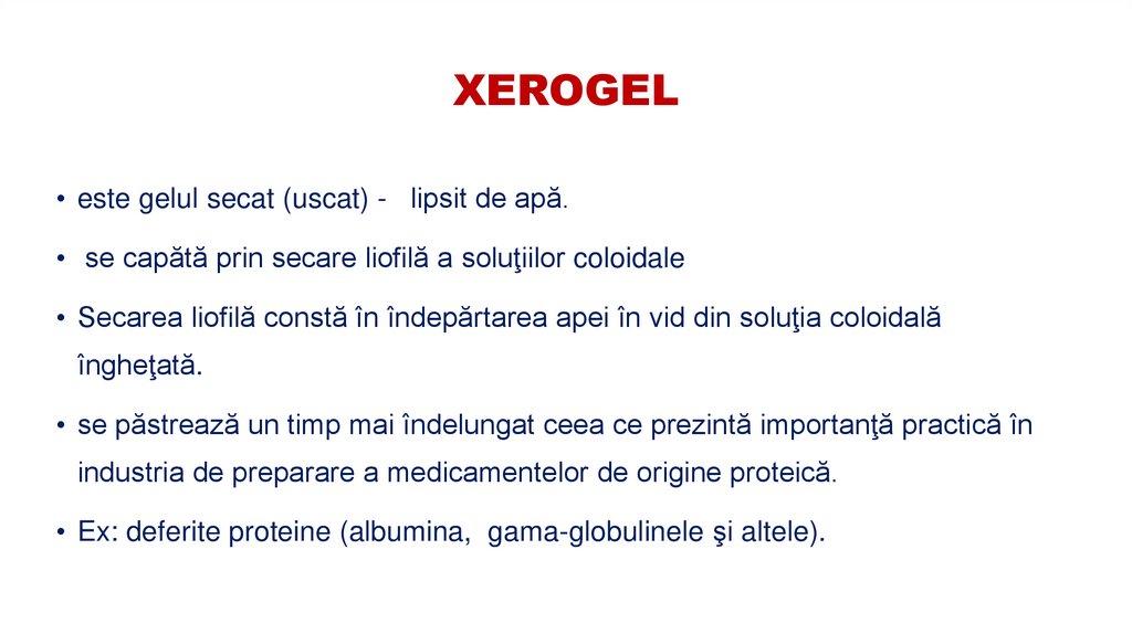 XEROGEL