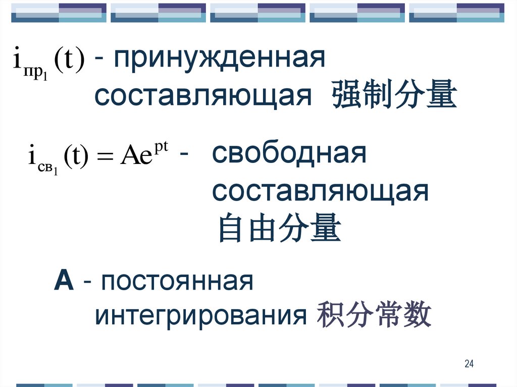 - принужденная составляющая 强制分量