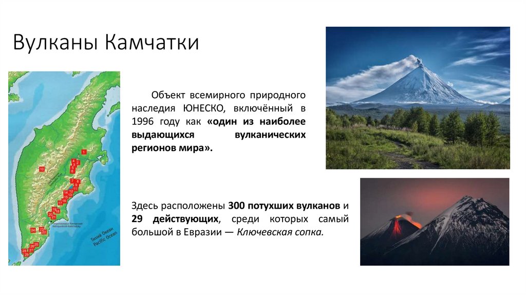 Вулканы Камчатки