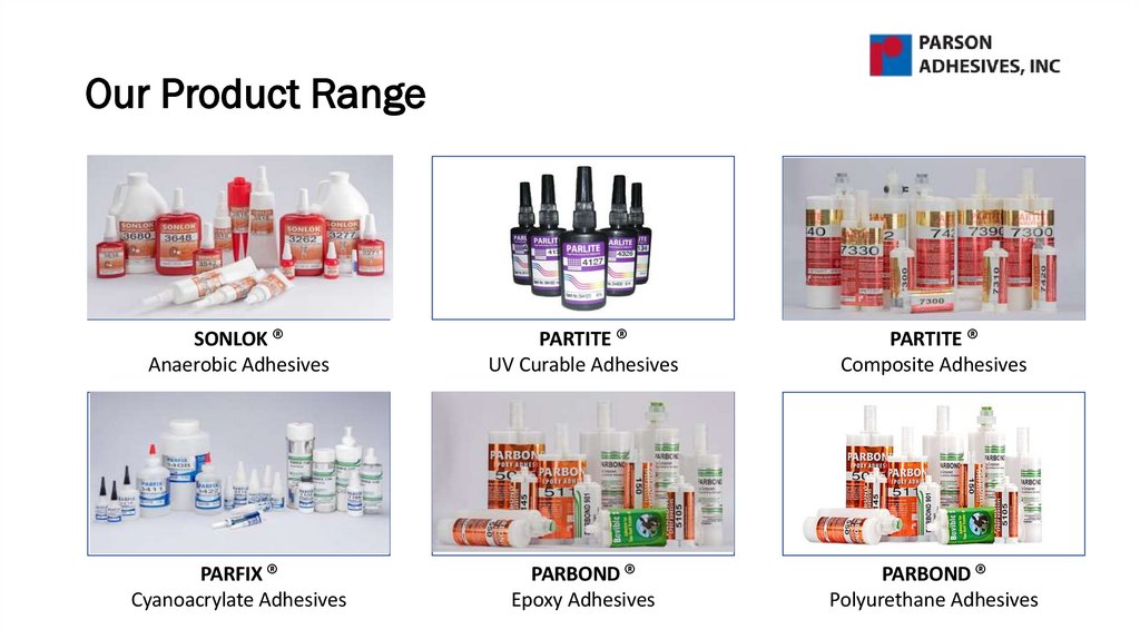 Our Product Range