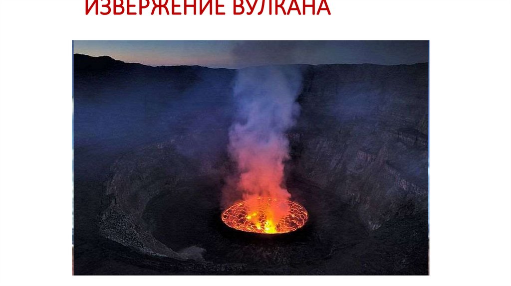 ИЗВЕРЖЕНИЕ ВУЛКАНА