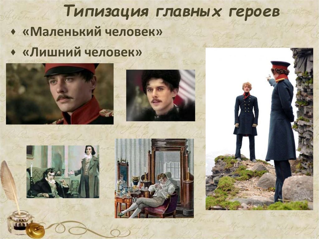 Типизация главных героев