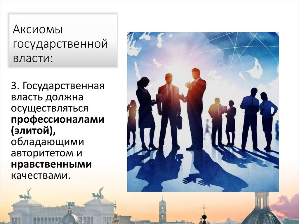 Аксиомы государственной власти: