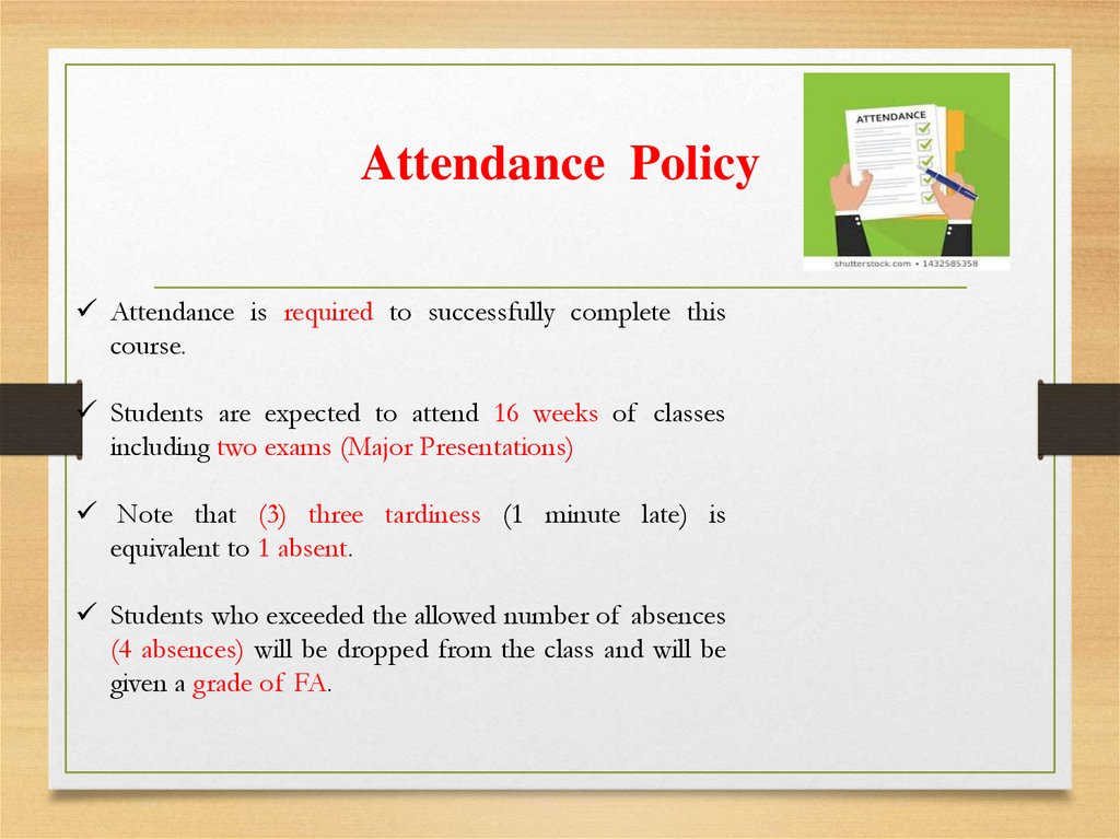 Attendance Policy