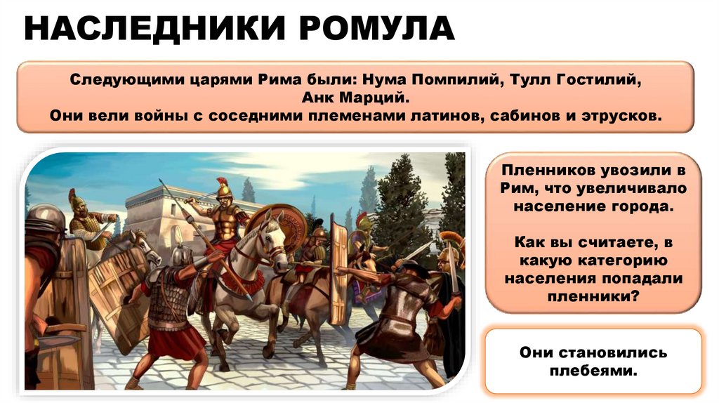 НАСЛЕДНИКИ РОМУЛА