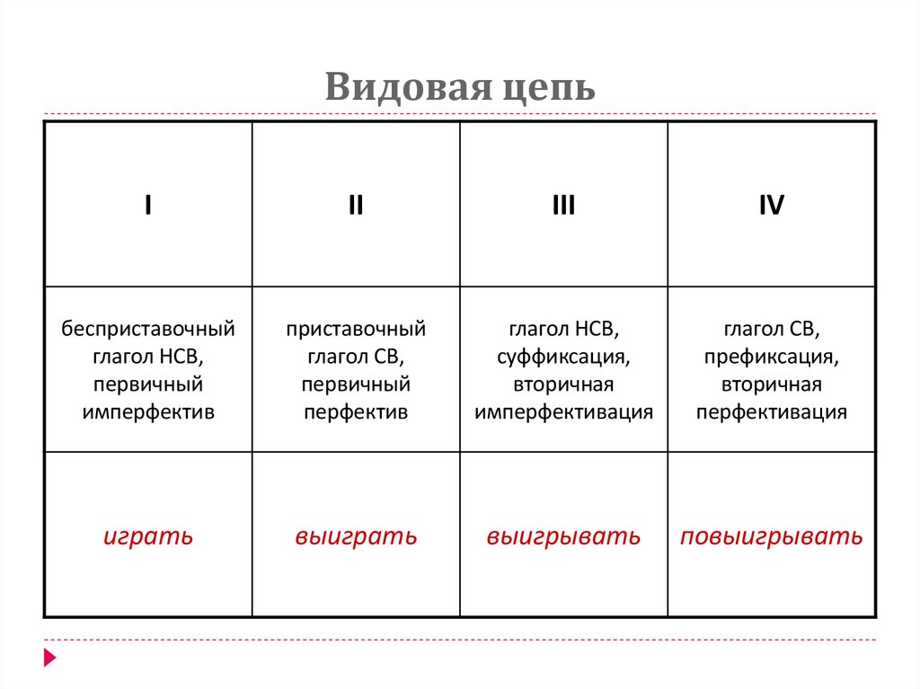 Видовая цепь