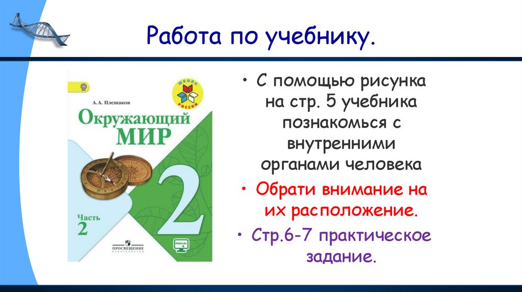 Работа по учебнику.