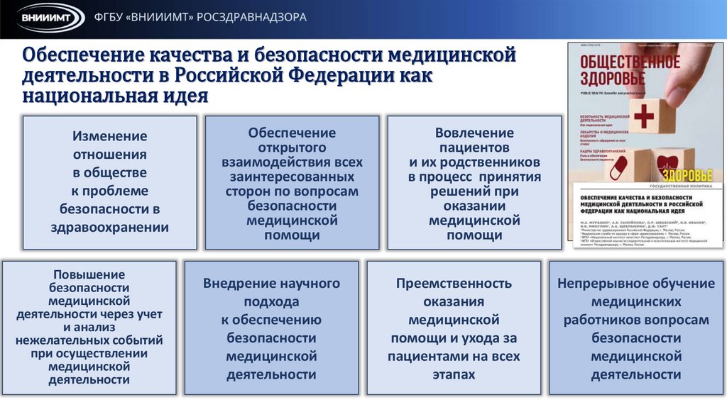 Обеспечение качества и безопасности медицинской деятельности в Российской Федерации как национальная идея