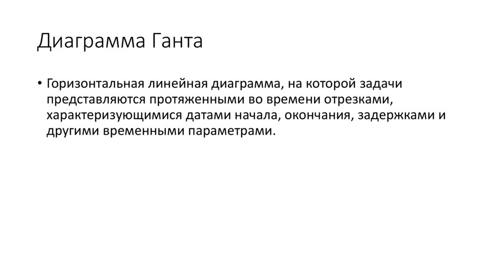 Диаграмма Ганта