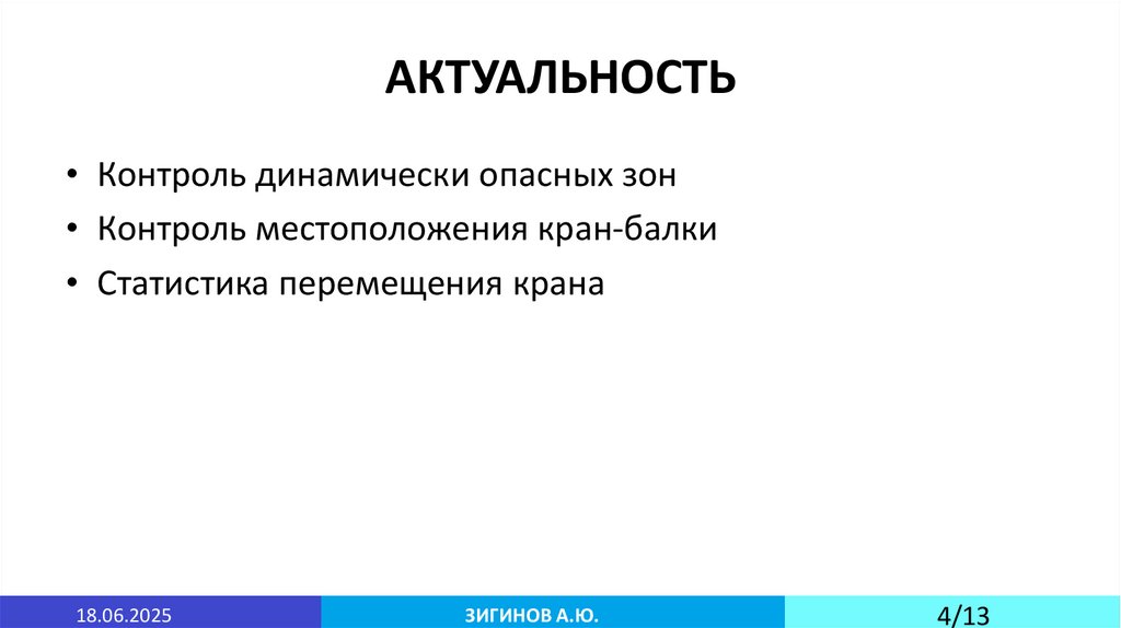 АКТУАЛЬНОСТЬ