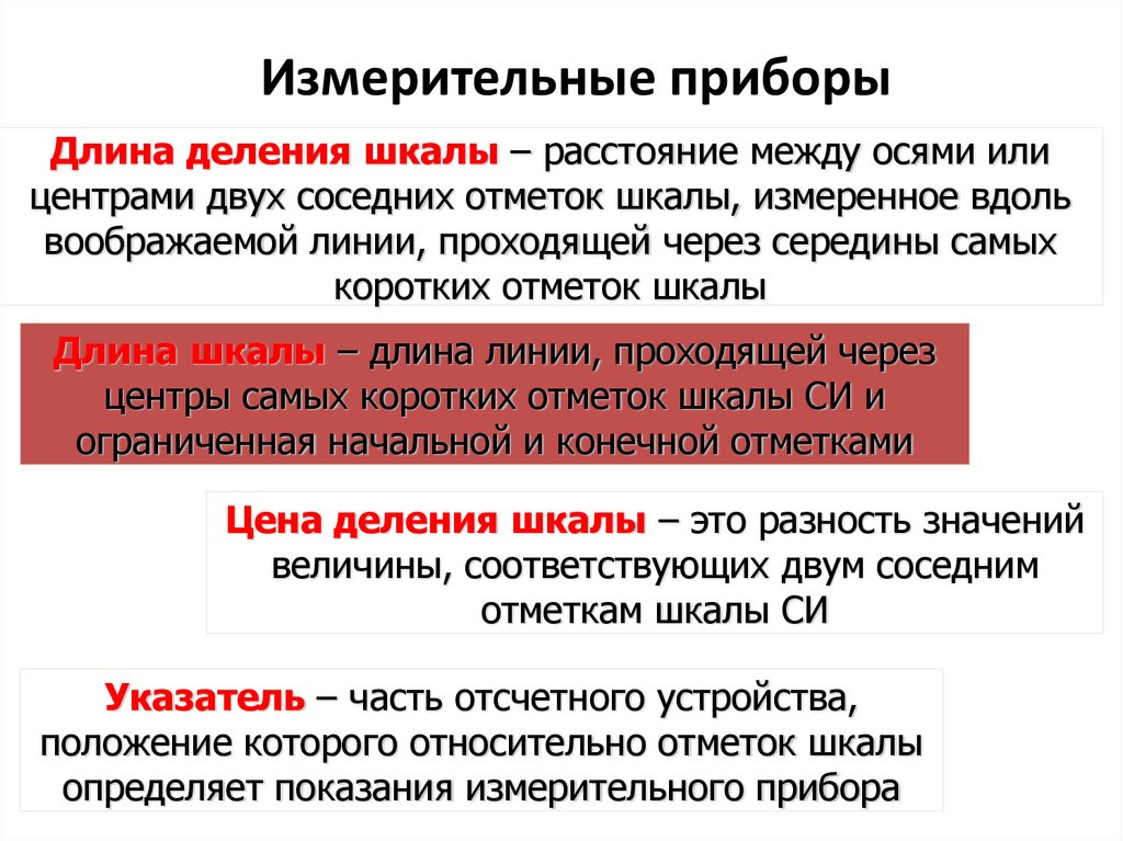 Измерительные приборы