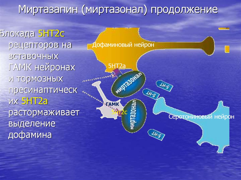 Миртазапин (миртазонал) продолжение