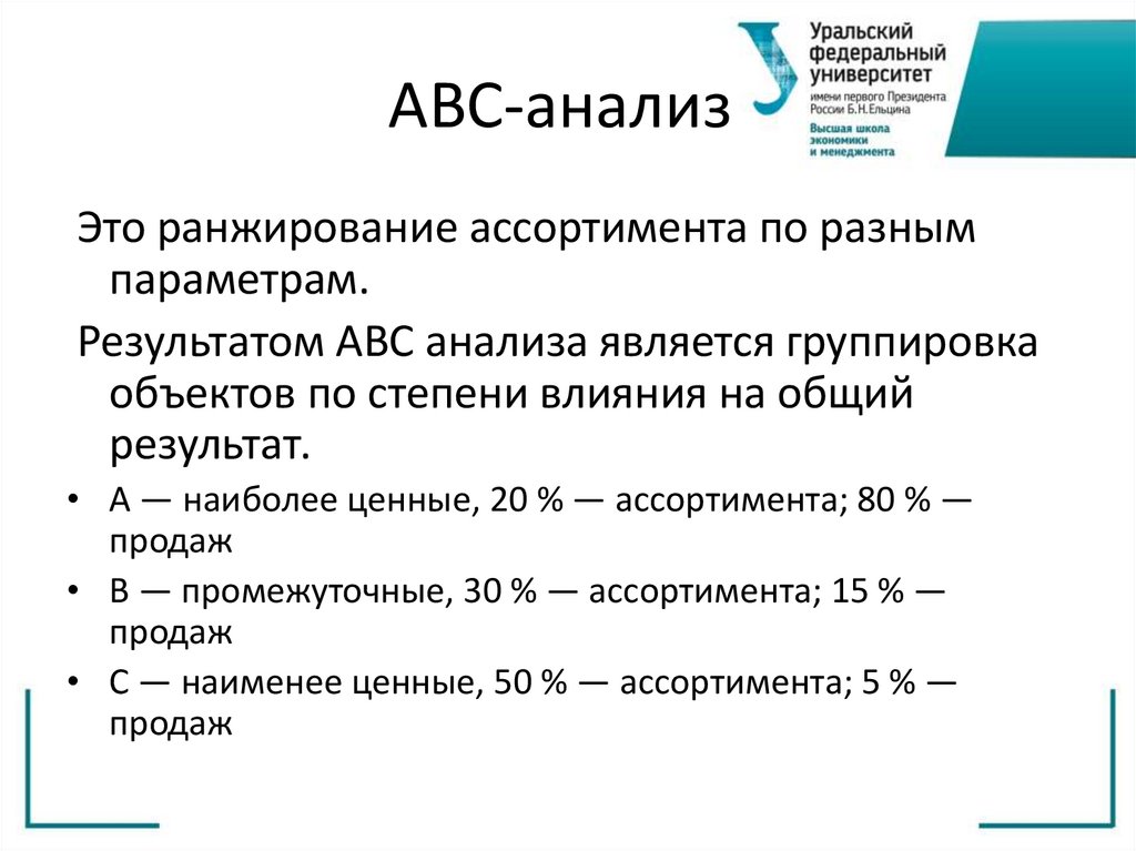 ABC-анализ 