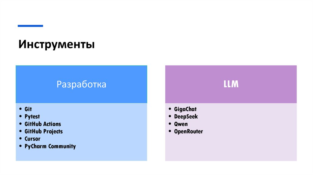 Инструменты