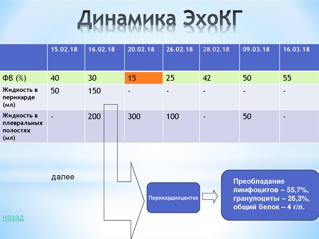 Динамика ЭхоКГ