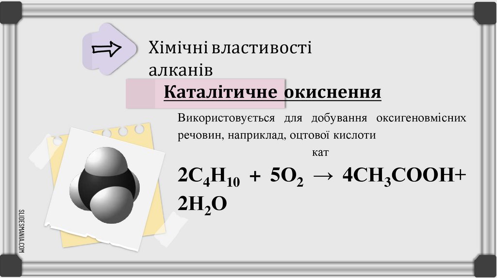 Хімічні властивості алканів
