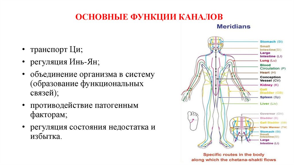 ОСНОВНЫЕ ФУНКЦИИ КАНАЛОВ