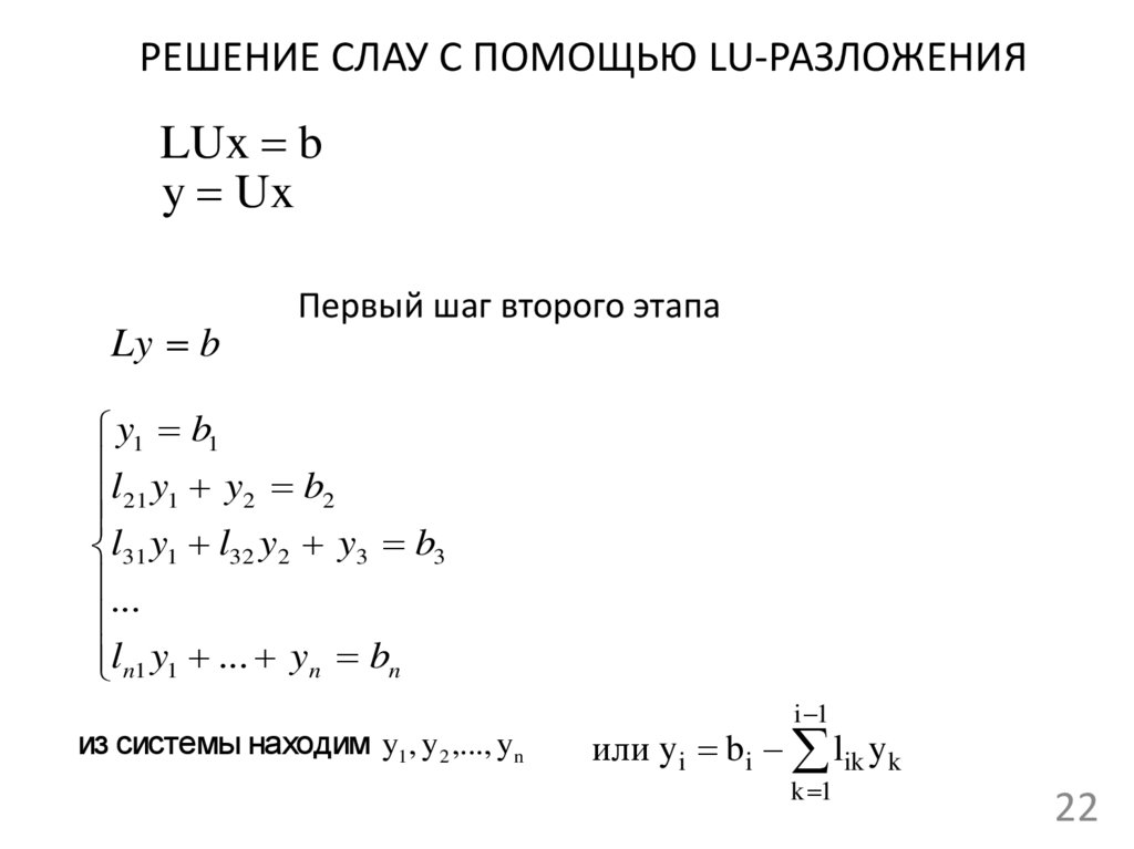 Первый шаг второго этапа