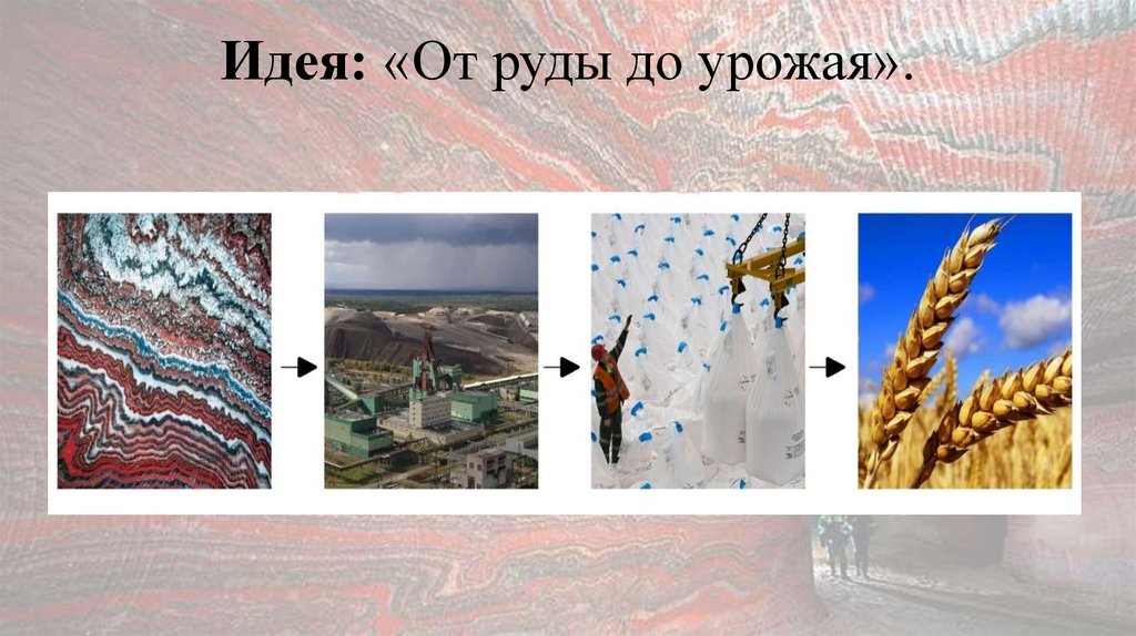 Идея: «От руды до урожая».