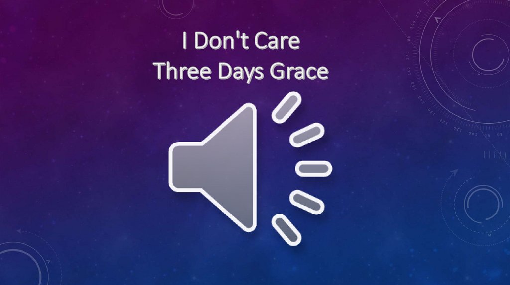 I Don't Care Three Days Grace