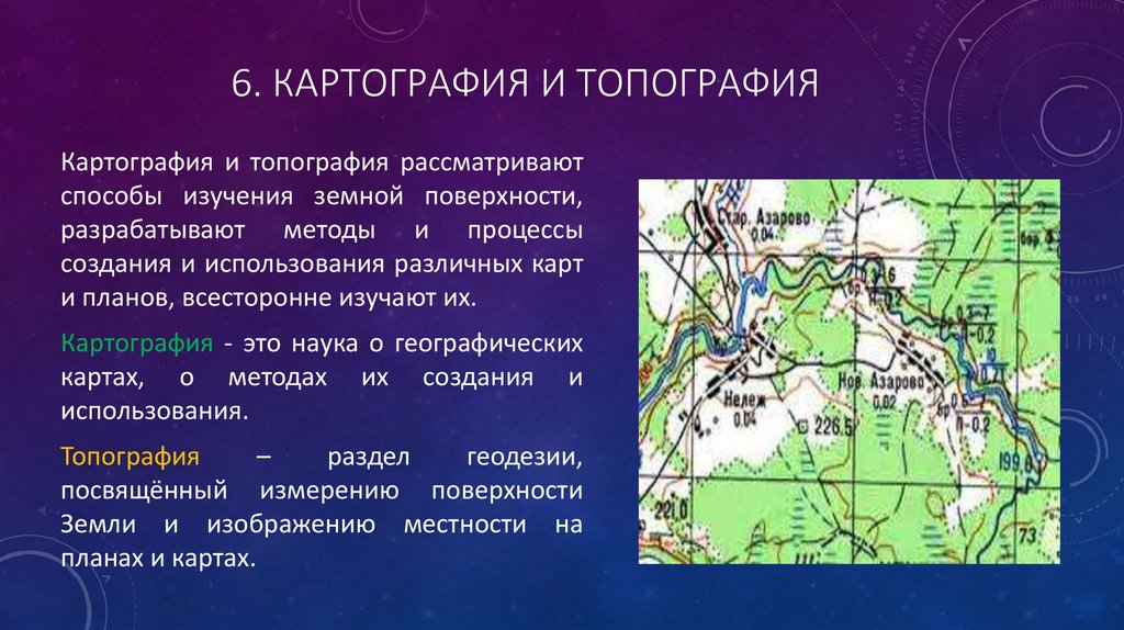 6. Картография и топография